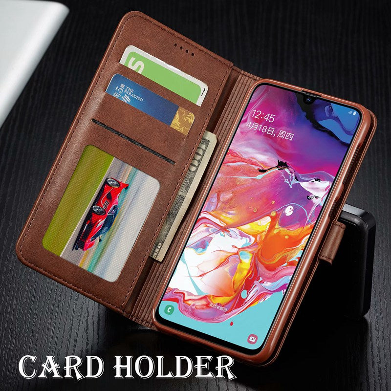 Leather Card Holder Wallet Case for Samsung Galaxy M10 M20 M30 Case Flip for Samsung Galaxy A10 A20 A30 A40 A50 A60 A70 Case