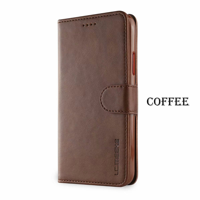 Leather Wallet Flip Case for iPhone X XR XS Max Case Card Holder Kickstand Back Cover for iPhone 5 SE 6 6s 7 8 Plus Case Fundas