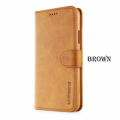 Leather Wallet Flip Case for iPhone X XR XS Max Case Card Holder Kickstand Back Cover for iPhone 5 SE 6 6s 7 8 Plus Case Fundas
