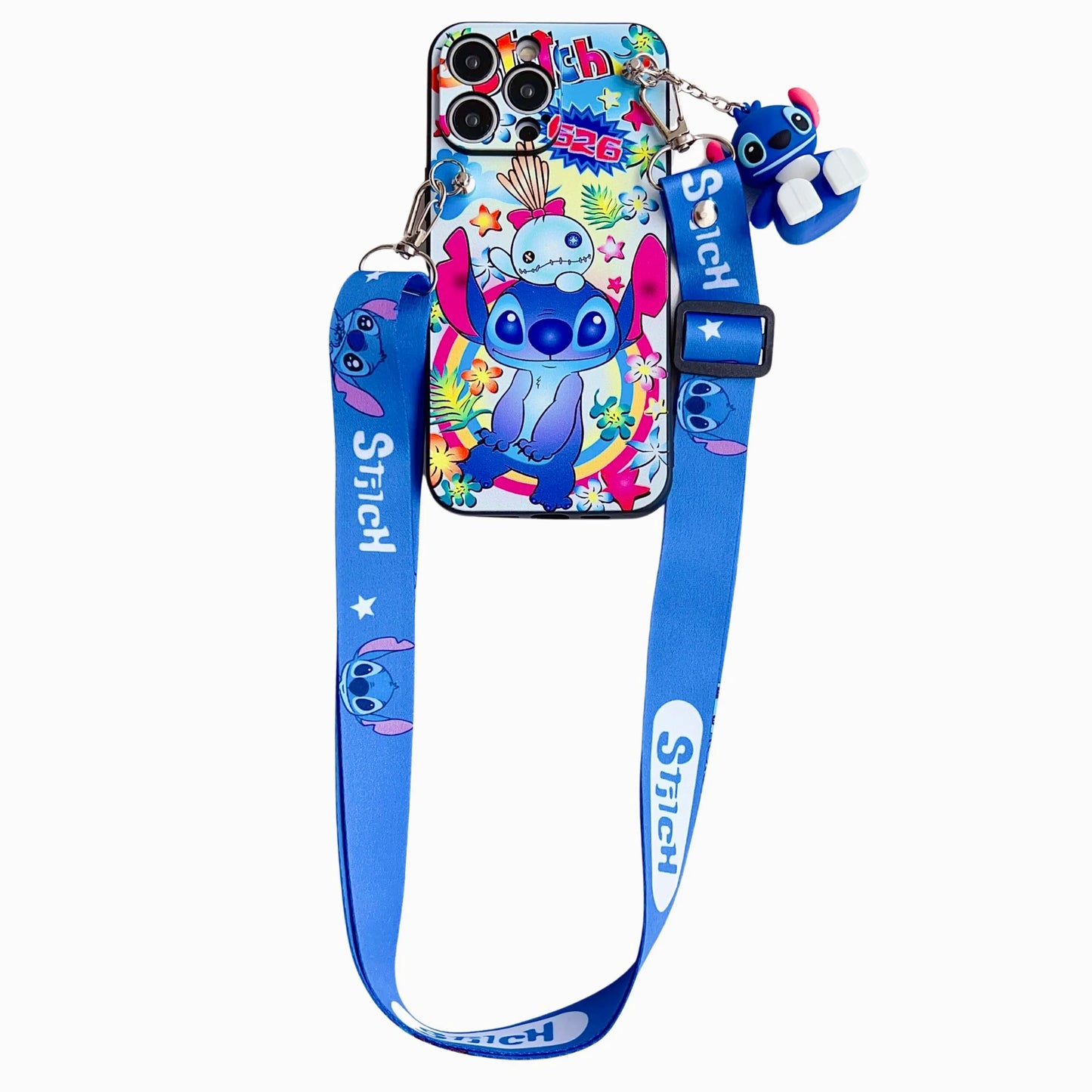Curious Stitch For Samsung Galaxy A12 A11 A71 A51 A52 A22 A02s A32 A72 A13 A53 A03s A04s A20s A33 A73 A23 Case With Holder Rope