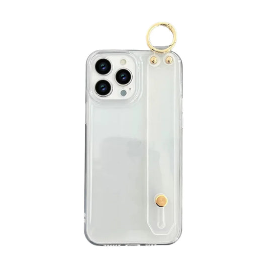 Transparent For Samsung Galaxy S8 S9 S10 S20 S21 S22 S23 Plus Ultra S21FE Note 9 10 20 Case Wrist Strap Holder