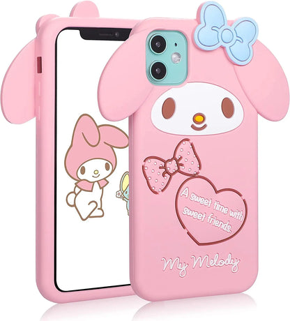 Melody Cinnamon For iPhone 15 14 13 12 11 Pro Max Xs XR 6 7 8Plus Case Soft Silicone Cover Case