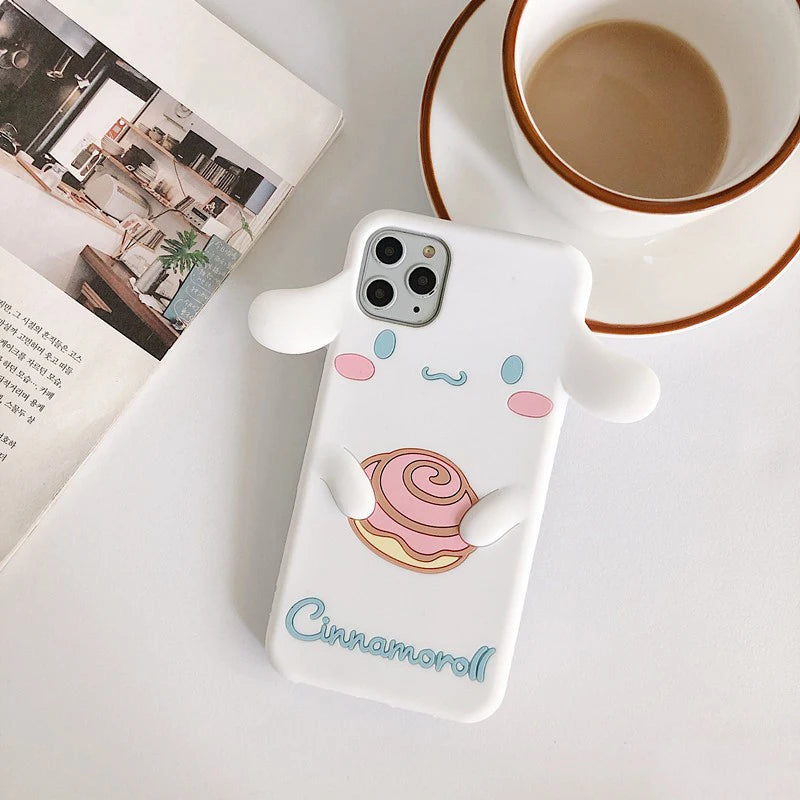 Melody Cinnamon For iPhone 15 14 13 12 11 Pro Max Xs XR 6 7 8Plus Case Soft Silicone Cover Case