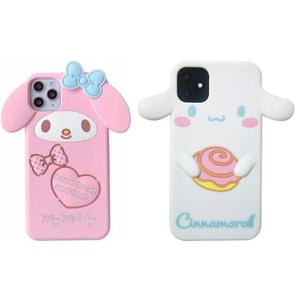 Melody Cinnamon For iPhone 15 14 13 12 11 Pro Max Xs XR 6 7 8Plus Case Soft Silicone Cover Case