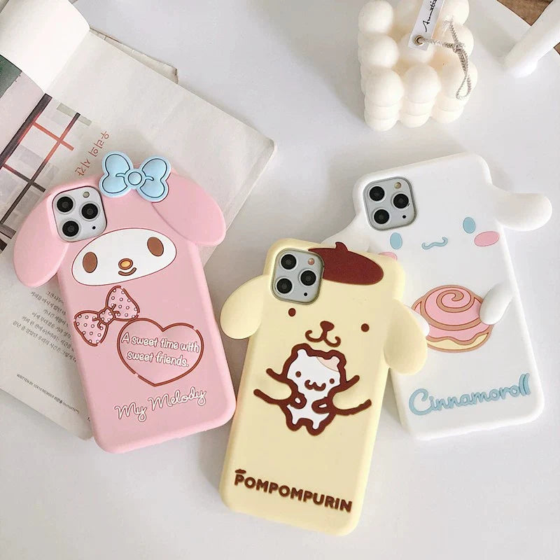 Melody Cinnamon For iPhone 15 14 13 12 11 Pro Max Xs XR 6 7 8Plus Case Soft Silicone Cover Case